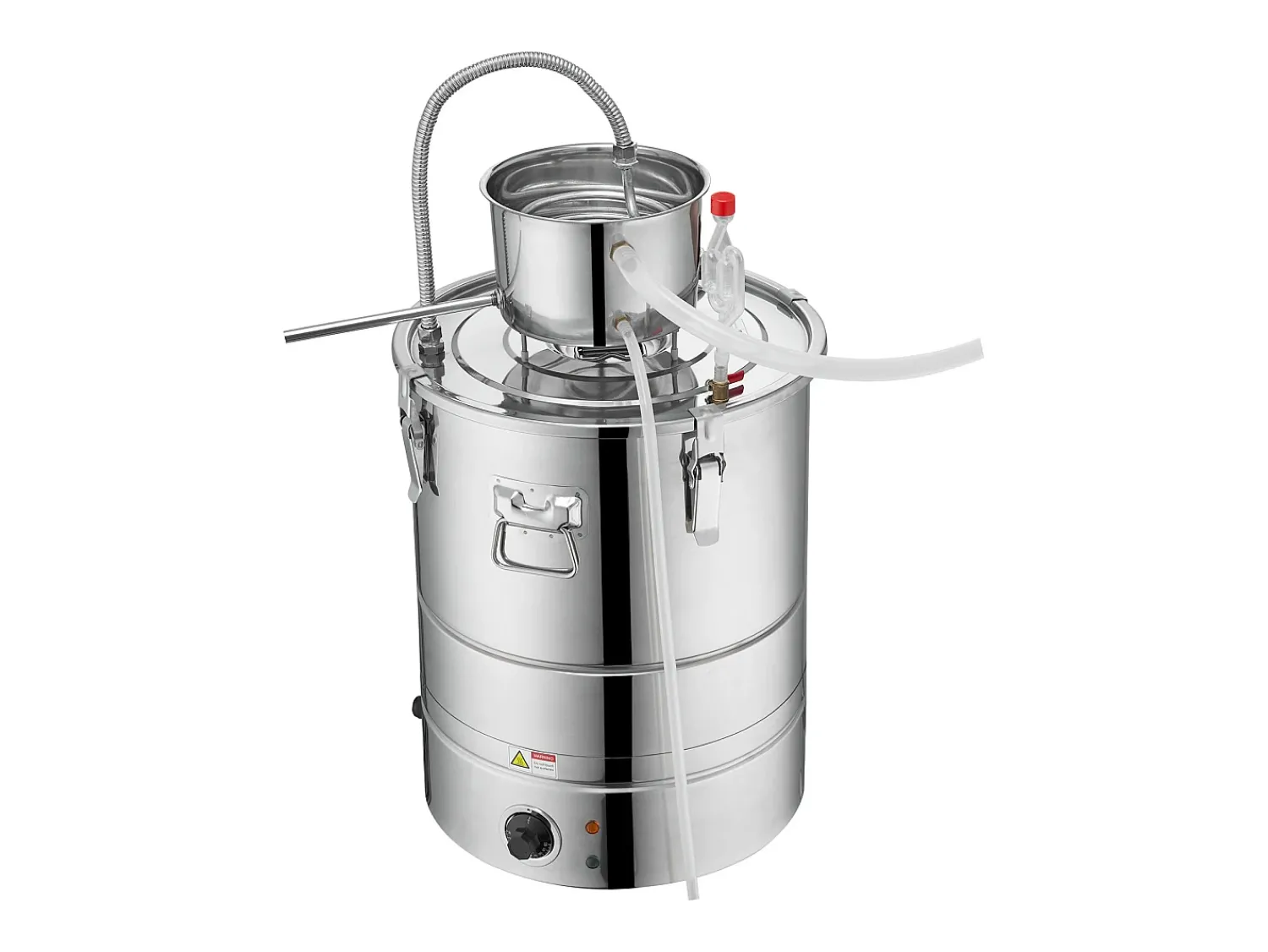 Acessório Vinho E Bar| Destilador de Álcool SucceBuy Destilador de Água sem Gás e Álcool de 34 L com Barril Thumper e Bomba de Água
