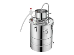 Acessório Vinho E Bar| Destilador de Álcool SucceBuy Destilador de Água sem Gás e Álcool de 34 L com Barril Thumper e Bomba de Água