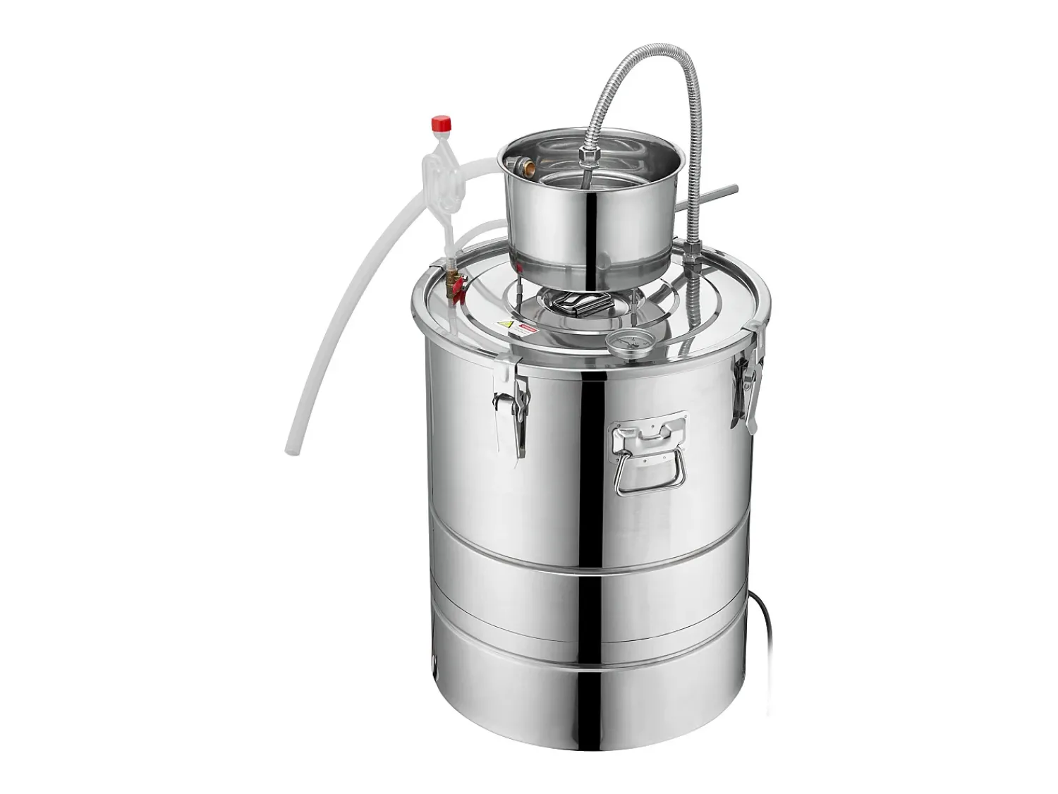 Acessório Vinho E Bar| Destilador de Álcool SucceBuy Destilador de Água sem Gás e Álcool de 34 L com Barril Thumper e Bomba de Água