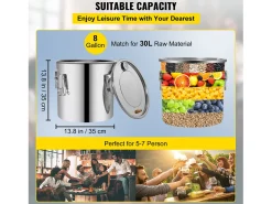 Destilador de Álcool SucceBuy, 36 L, Fabricação de Whisky, Bomba de Água, para Organizar Reuniões Familiares e Festividades Festivas^ Acessório Vinho E Bar