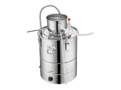 Online Destilador de Álcool SucceBuy, 49 L, com Tanque Thumper e Bomba de Água, Destilação Eficaz para Casa e Artesanato Prateado