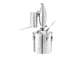 Destilador de Álcool SucceBuy 50L Destilador de Água e Álcool Moonshine Still, Prata^ Acessório Vinho E Bar
