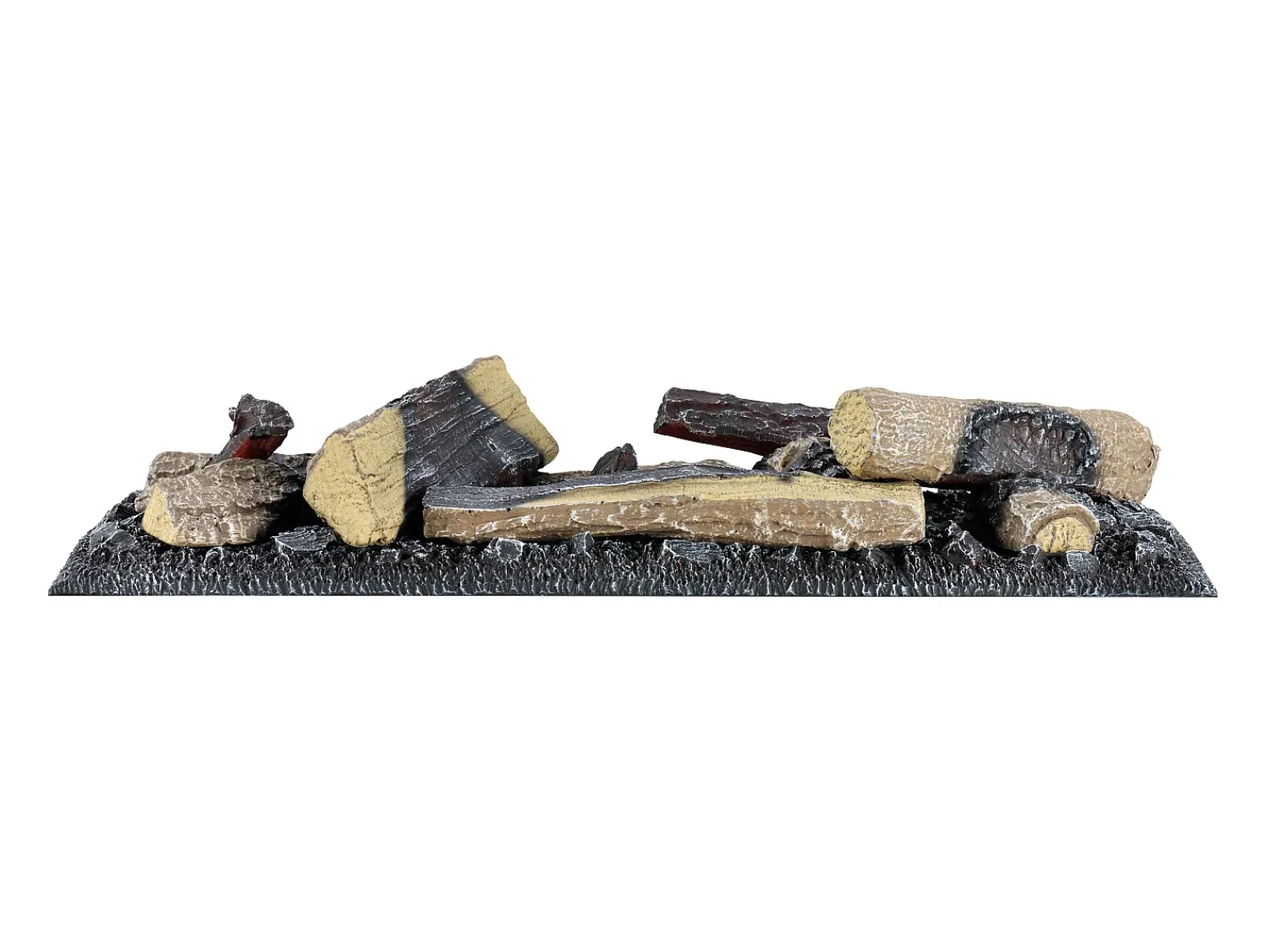 Lareira| Dimplex Logset 600 Decoração em madeira para lareira elétrica para Cassette 600 LED Preto