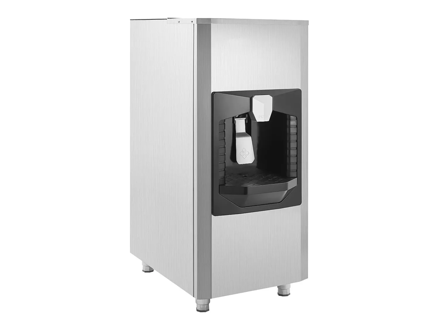 Best Dispensador de Cubos de Gelo SucceBuy, 9 kg/min, Dispensador Automático com Triturador, Pés com Altura Ajustável, para Máquina de Gelo de Escritório Multicor