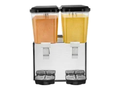 Hot Distribuidor de Bebidas Comercial SucceBuy 18L x 2 Reservatórios, 370W, Distribuidor de Bebidas Frias para Festas
