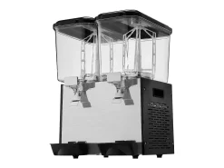 Hot Distribuidor de Bebidas Comercial SucceBuy 18L x 2 Reservatórios, 370W, Distribuidor de Bebidas Frias para Festas