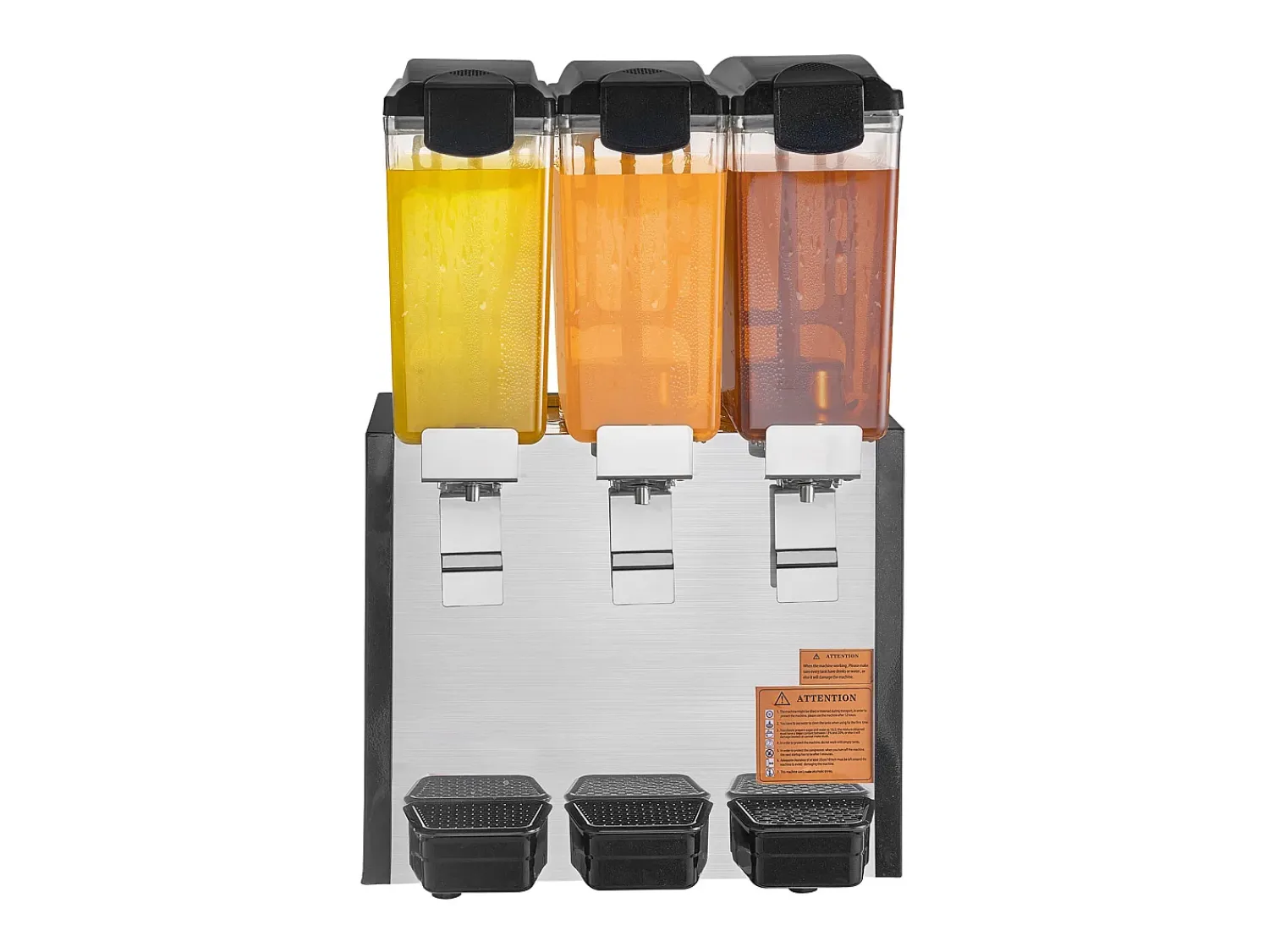 Acessório Vinho E Bar| Distribuidor de Bebidas Comerciais SucceBuy 10 L x 3 Reservatórios Distribuidor de Bebidas Geladas e Sucos Frios