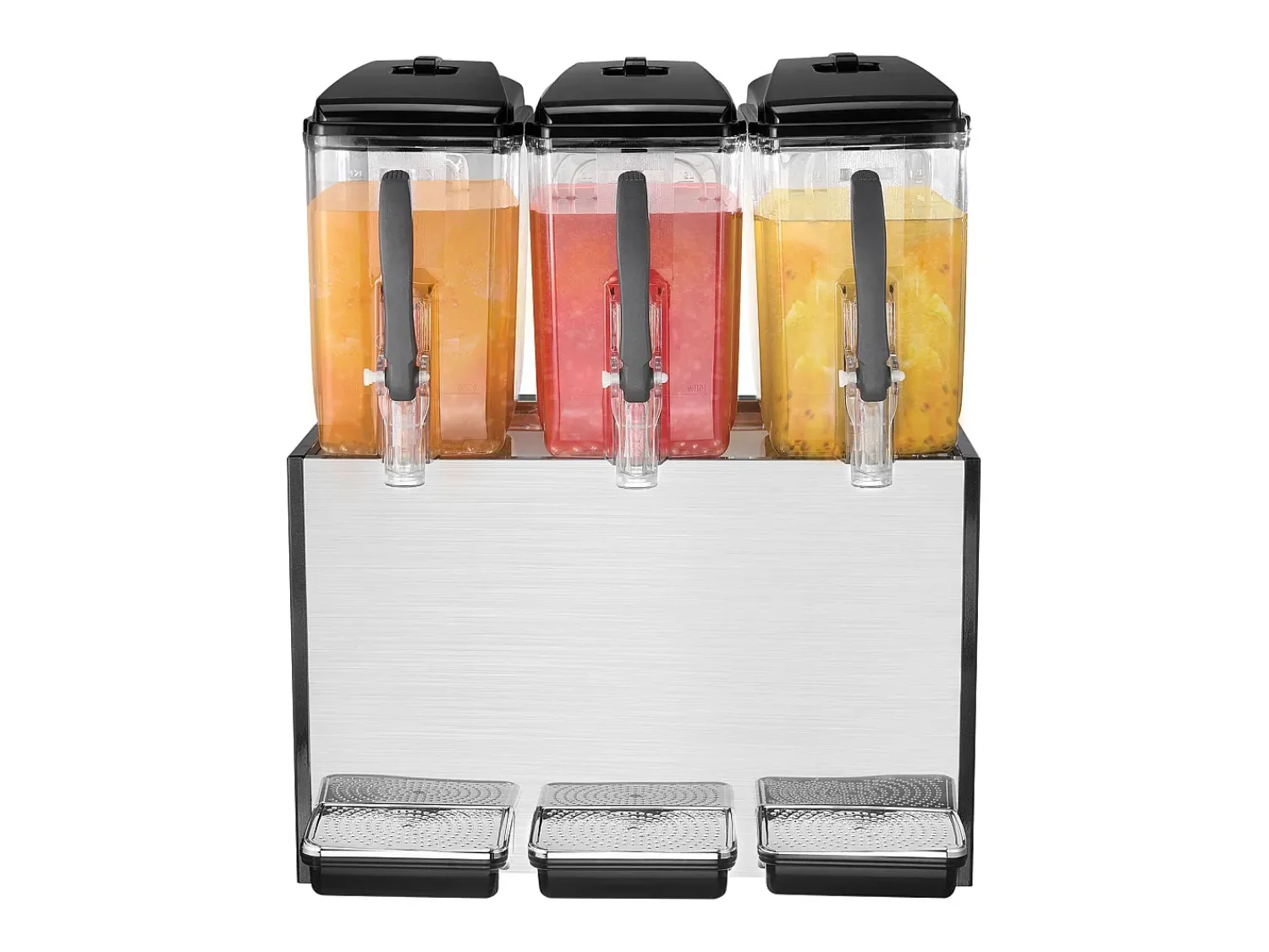 Distribuidor de Bebidas Comerciais SucceBuy 12 L x 3 Reservatórios, Distribuidor de Bebidas Geladas e Sucos Frios^ Acessório Vinho E Bar