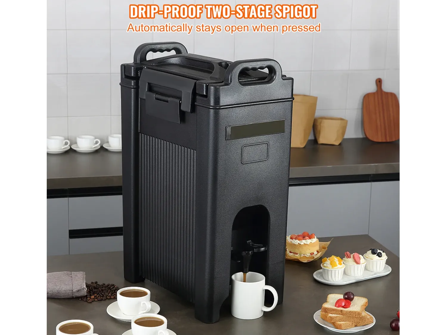 Acessório Vinho E Bar* Distribuidor de Bebidas SucceBuy Isotérmico de 19 L LDPE de Qualidade Alimentar, para Restaurante e Loja