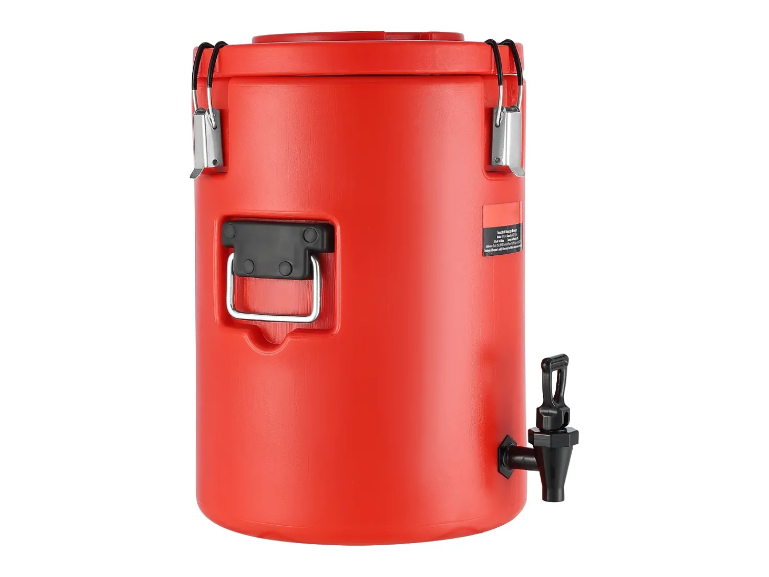 Acessório Vinho E Bar* Distribuidor de Bebidas, SucceBuy Distribuidor de Bebidas Isolado em Aço Inoxidável de 7,6L, Quente e Frio Vermelho