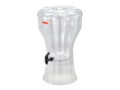 Acessório Vinho E Bar| Distribuidor de Bebidas SucceBuy, Grande Capacidade de 13 L, Fonte de Água em Plástico, Distribuição de Água, Sumos, Limonada, Chá Gelado, para Café Transparente