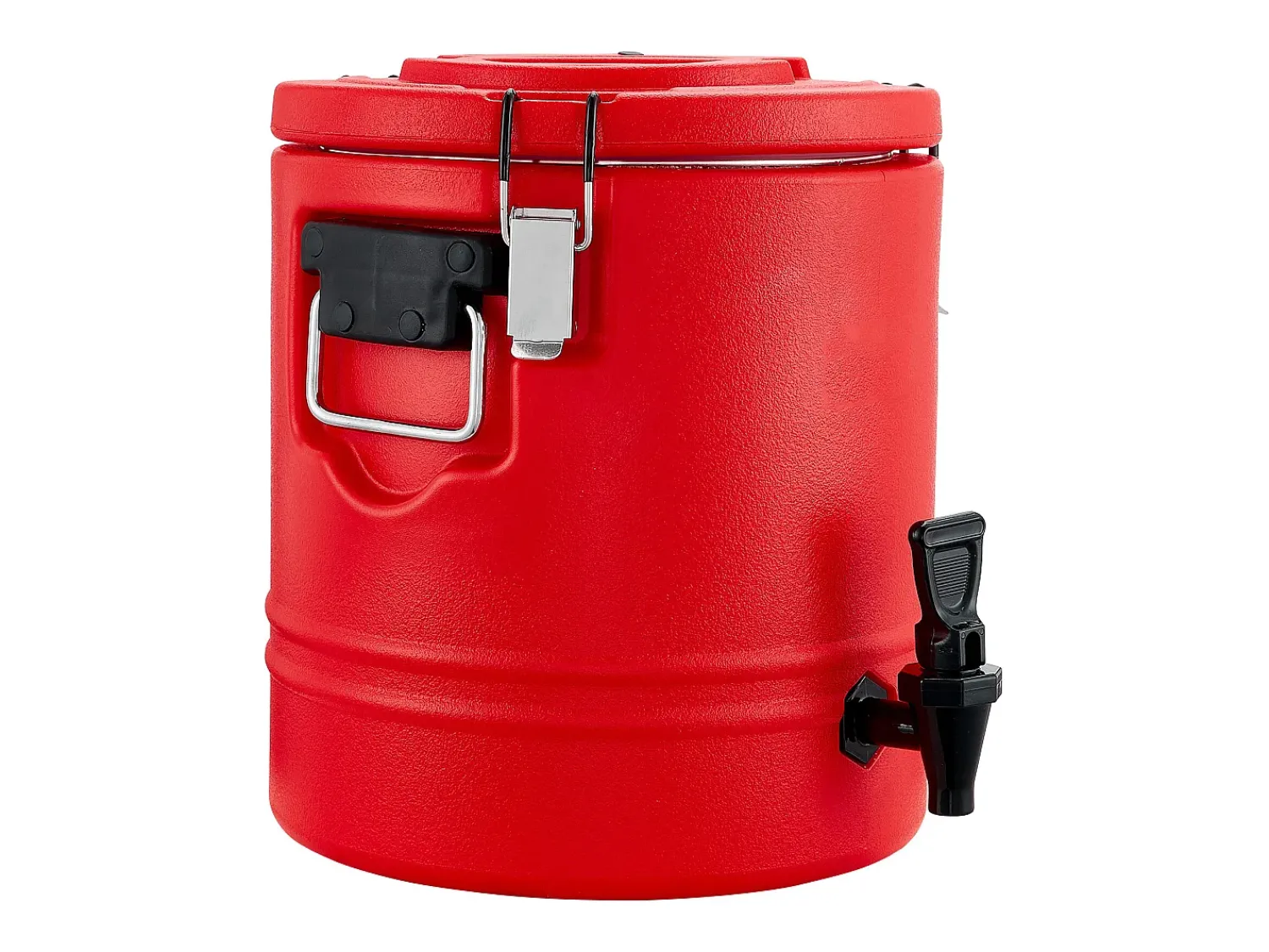 Acessório Vinho E Bar| Distribuidor de Bebidas SucceBuy Isotérmico 11,4 L, Fonte de Água Quente e Fria Não Elétrica com Torneira, Recipiente Isotérmico de Qualidade Alimentar Vermelho