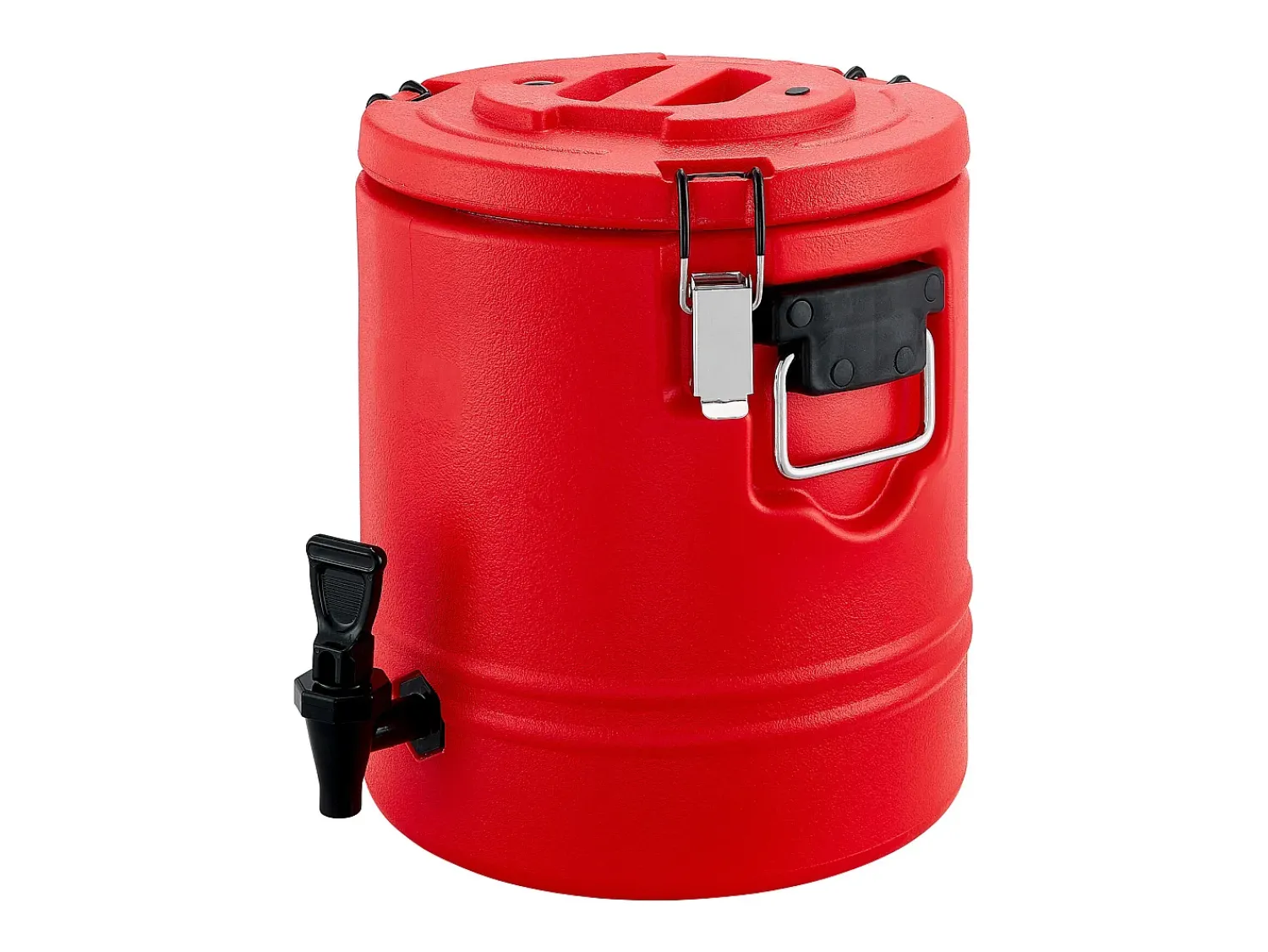 Acessório Vinho E Bar| Distribuidor de Bebidas SucceBuy Isotérmico 11,4 L, Fonte de Água Quente e Fria Não Elétrica com Torneira, Recipiente Isotérmico de Qualidade Alimentar Vermelho