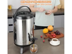 Acessório Vinho E Bar| Distribuidor de Bebidas, SucceBuy 7,6 L Distribuidor de Bebidas Isolado em Aço Inoxidável