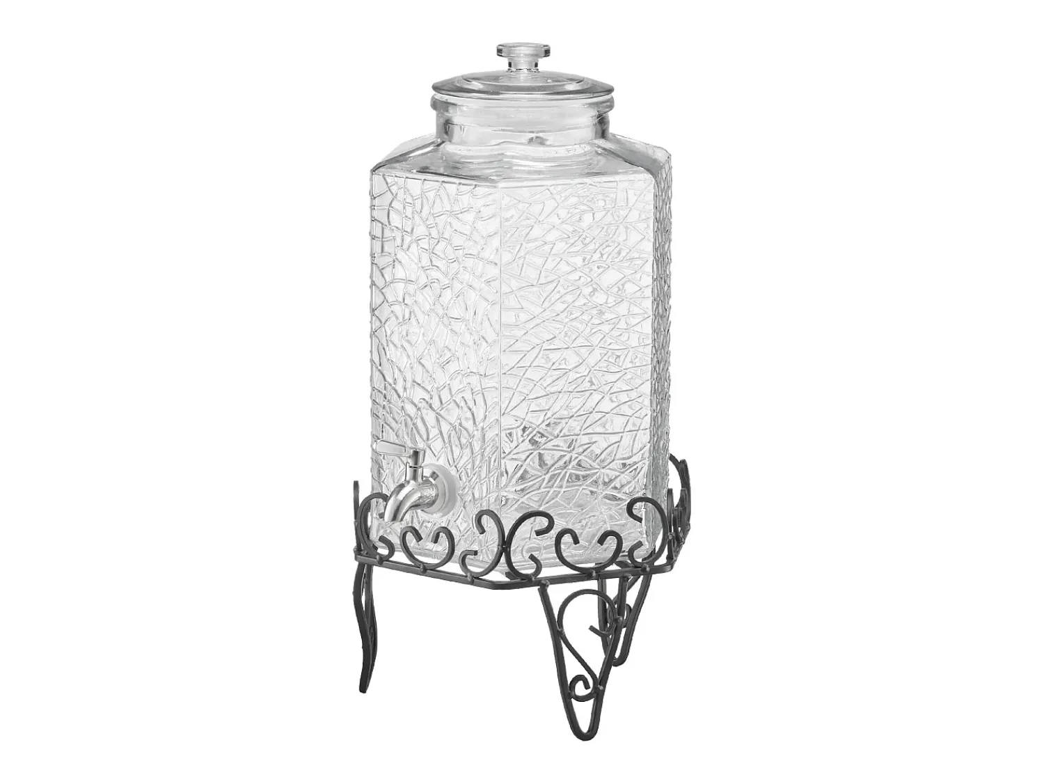 Discount Distribuidor de Bebidas SucceBuy, Grande Capacidade de 10 L, Fonte de Água em Vidro, Distribuição de Água, Sumo, Limonada, Chá Gelado, para Café Transparente