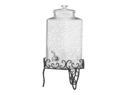 Discount Distribuidor de Bebidas SucceBuy, Grande Capacidade de 10 L, Fonte de Água em Vidro, Distribuição de Água, Sumo, Limonada, Chá Gelado, para Café Transparente