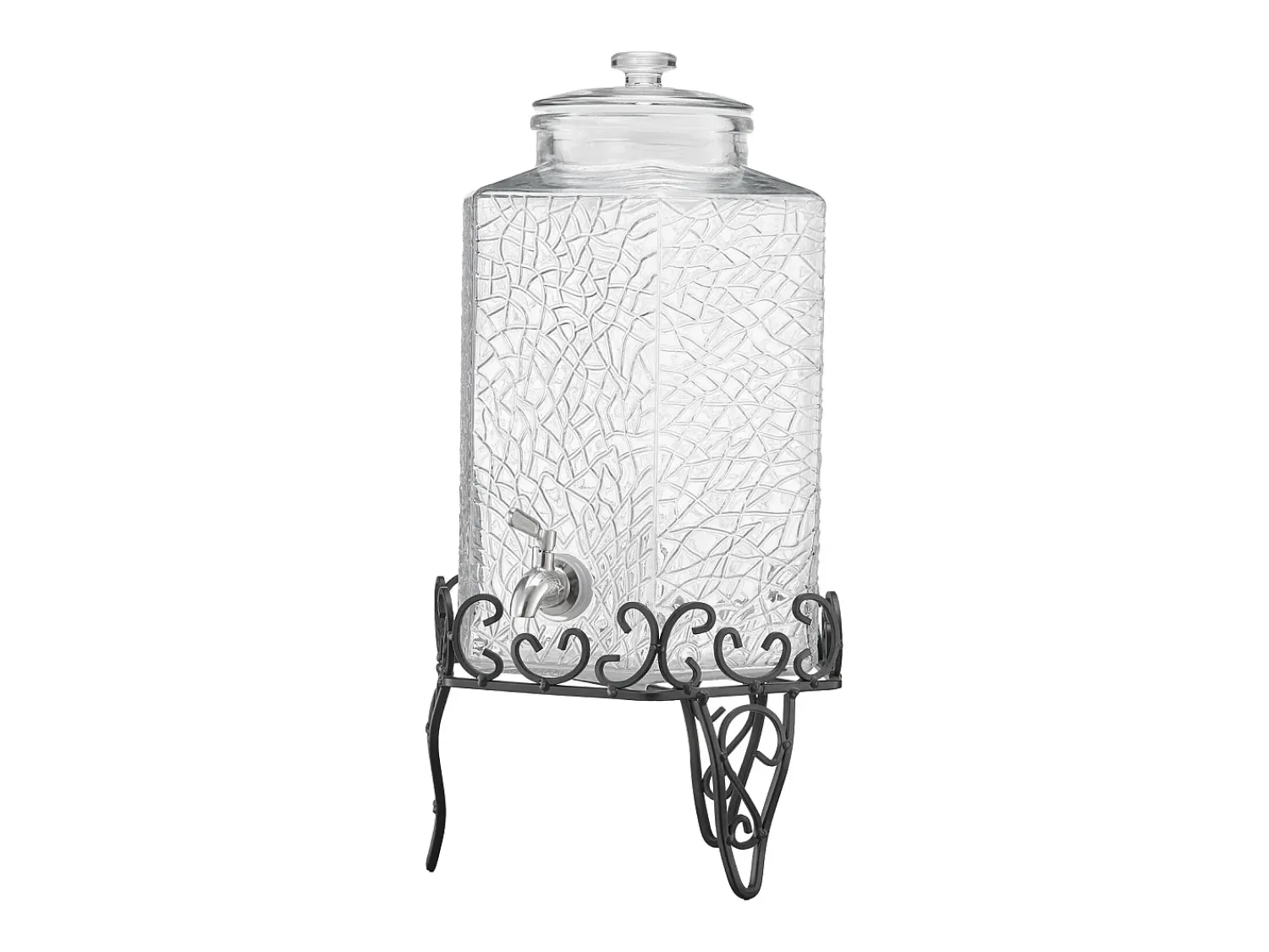 Discount Distribuidor de Bebidas SucceBuy, Grande Capacidade de 10 L, Fonte de Água em Vidro, Distribuição de Água, Sumo, Limonada, Chá Gelado, para Café Transparente