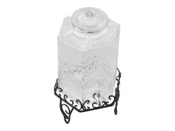Discount Distribuidor de Bebidas SucceBuy, Grande Capacidade de 10 L, Fonte de Água em Vidro, Distribuição de Água, Sumo, Limonada, Chá Gelado, para Café Transparente