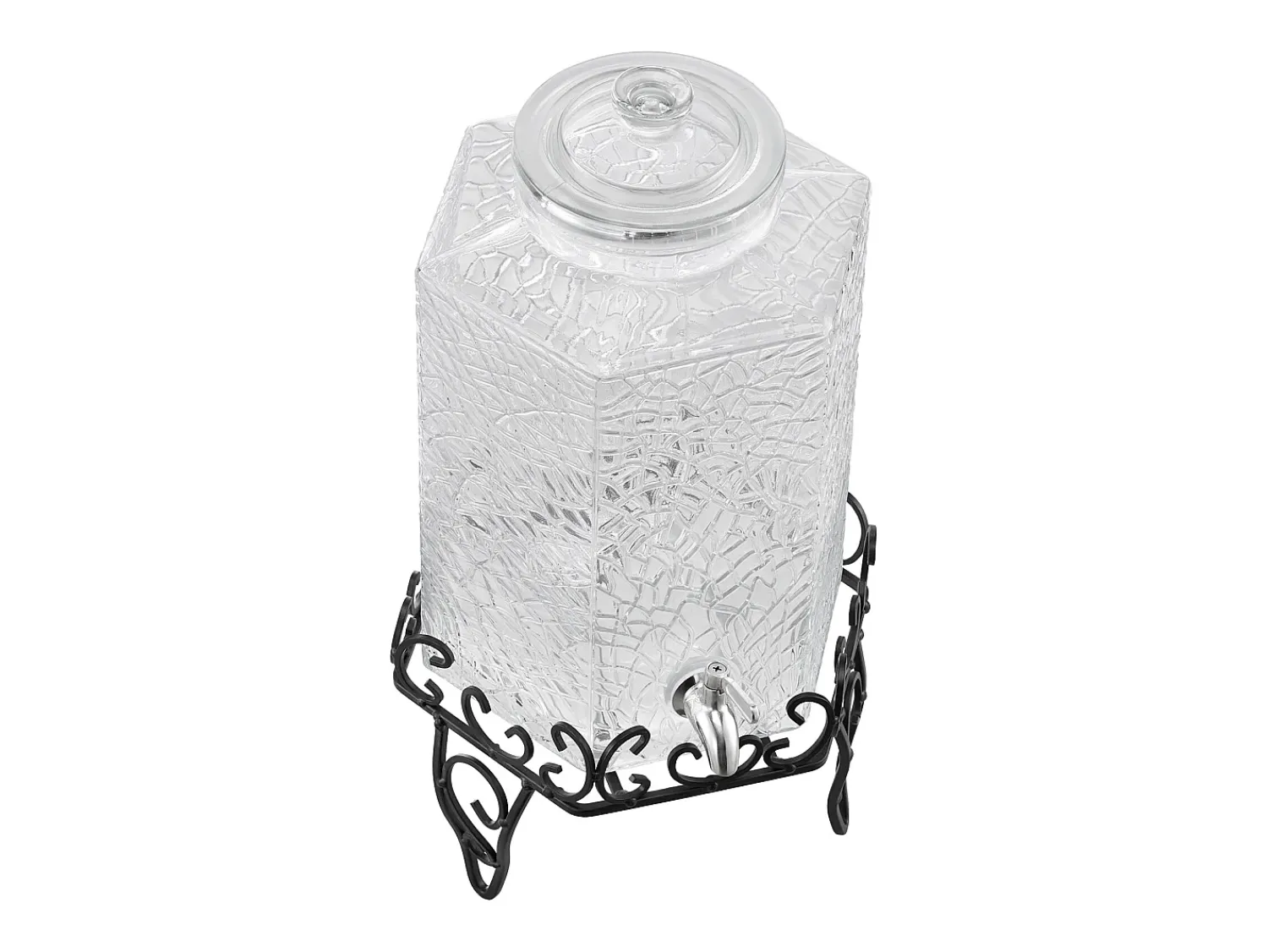 Discount Distribuidor de Bebidas SucceBuy, Grande Capacidade de 10 L, Fonte de Água em Vidro, Distribuição de Água, Sumo, Limonada, Chá Gelado, para Café Transparente