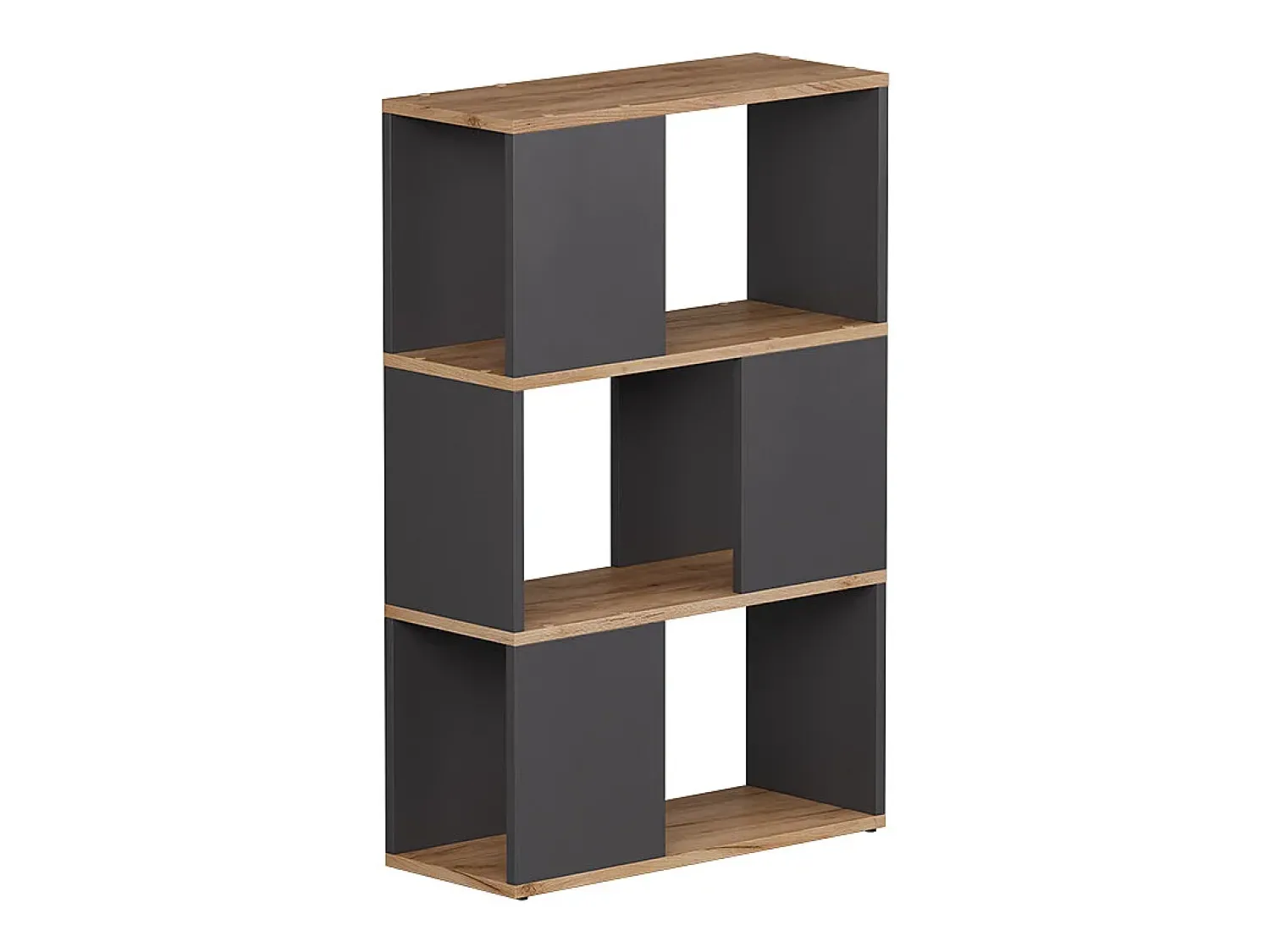 Hot Vicco Divisória de ambiente carvalho antracite/goldkraft 60x24x94 eneos Cinza antracite