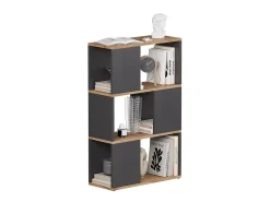 Hot Vicco Divisória de ambiente carvalho antracite/goldkraft 60x24x94 eneos Cinza antracite