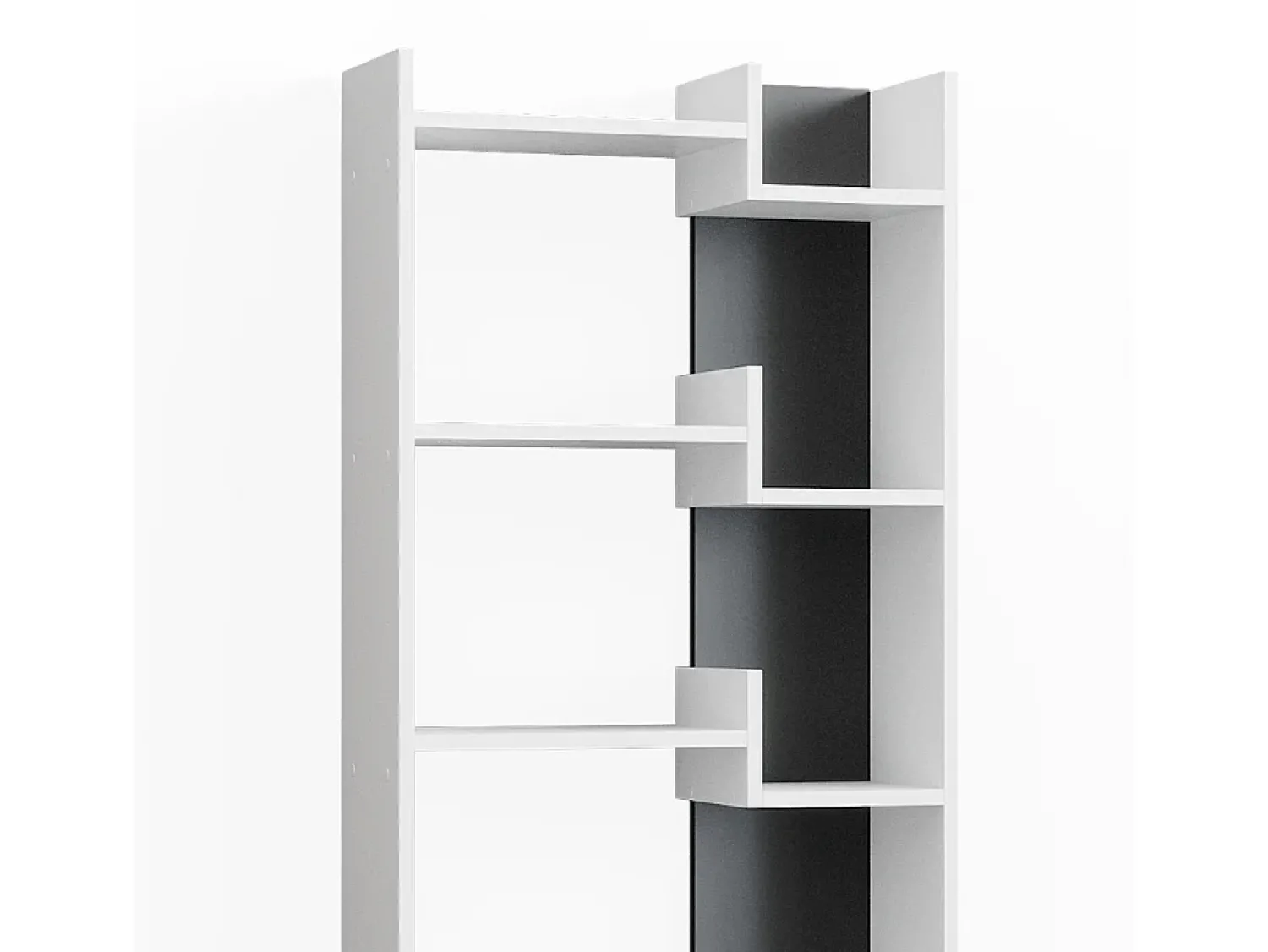 Prateleira|Vicco Divisória de sala antracite 61x22.1x160.2 fico Cinza antracite