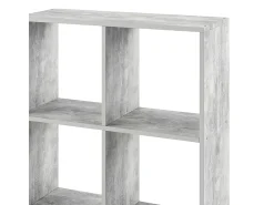 Prateleira|Vicco Divisória de sala betão 72.6x29x72 tetra Cinzento claro