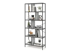 Vicco Divisória de sala betão 80x30x180 fyrk^ Prateleira