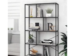 Vicco Divisória de sala betão 80x30x180 fyrk^ Prateleira