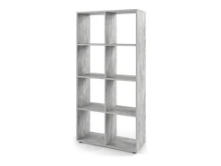 Prateleira*Vicco Divisória de sala betão 143x29x72 scutum Cinzento claro