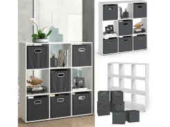 Prateleira*Vicco Divisória de sala 104x29x108 nove Branco