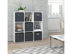 Prateleira*Vicco Divisória de sala 104x29x108 nove Branco