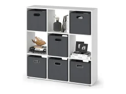 Prateleira*Vicco Divisória de sala 104x29x108 nove Branco
