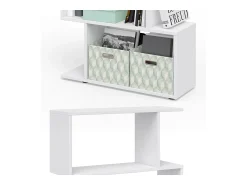 Prateleira*Vicco Divisória de sala 70x23.8x97.4 levio Branco