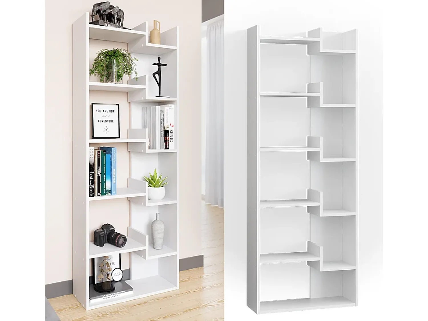 Clearance Vicco Divisória de sala 61x22.1x160.2 fico Branco