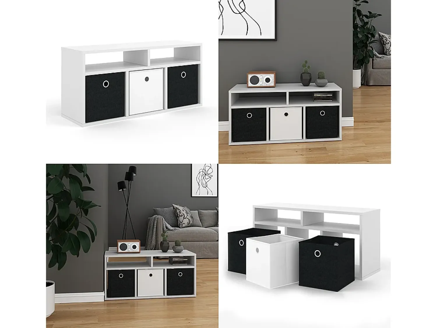 Vicco Divisória de sala 84.4x26x39 hylda^ Prateleira