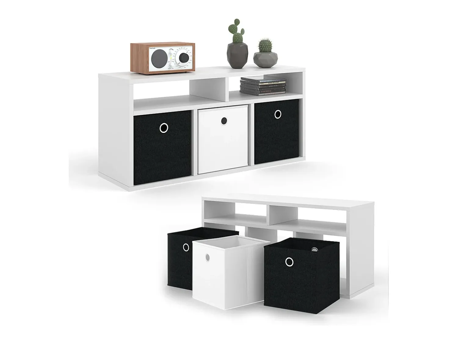 Vicco Divisória de sala 84.4x26x39 hylda^ Prateleira