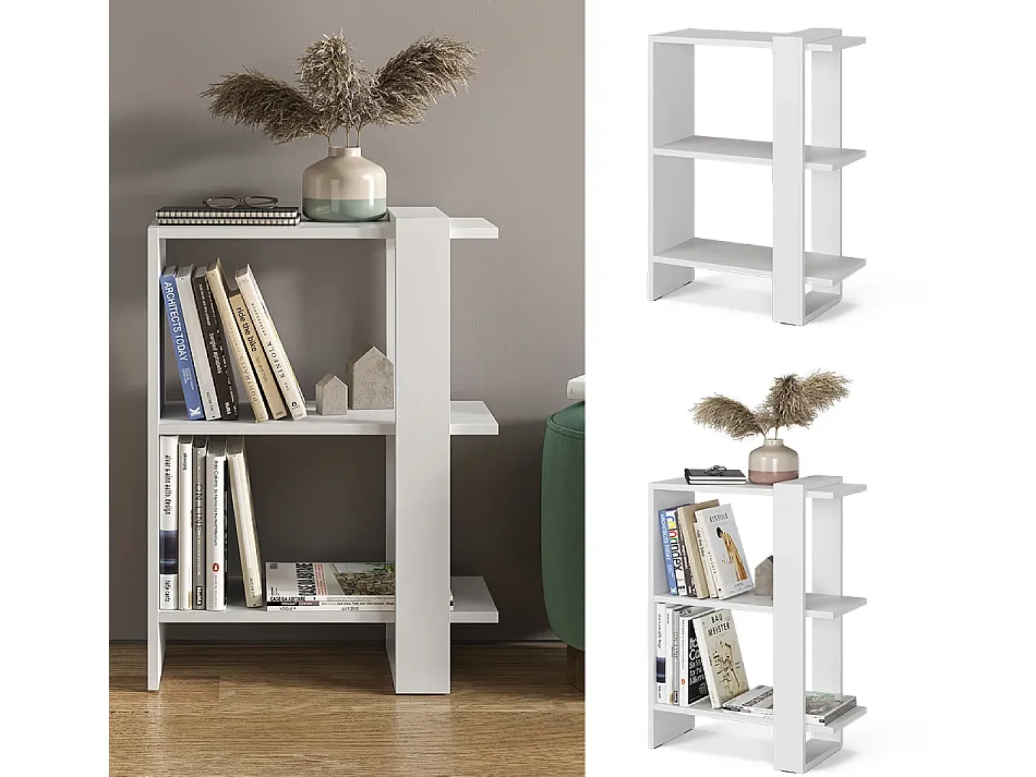 Prateleira|Vicco Divisória de sala 51.8x25x70 basil Branco