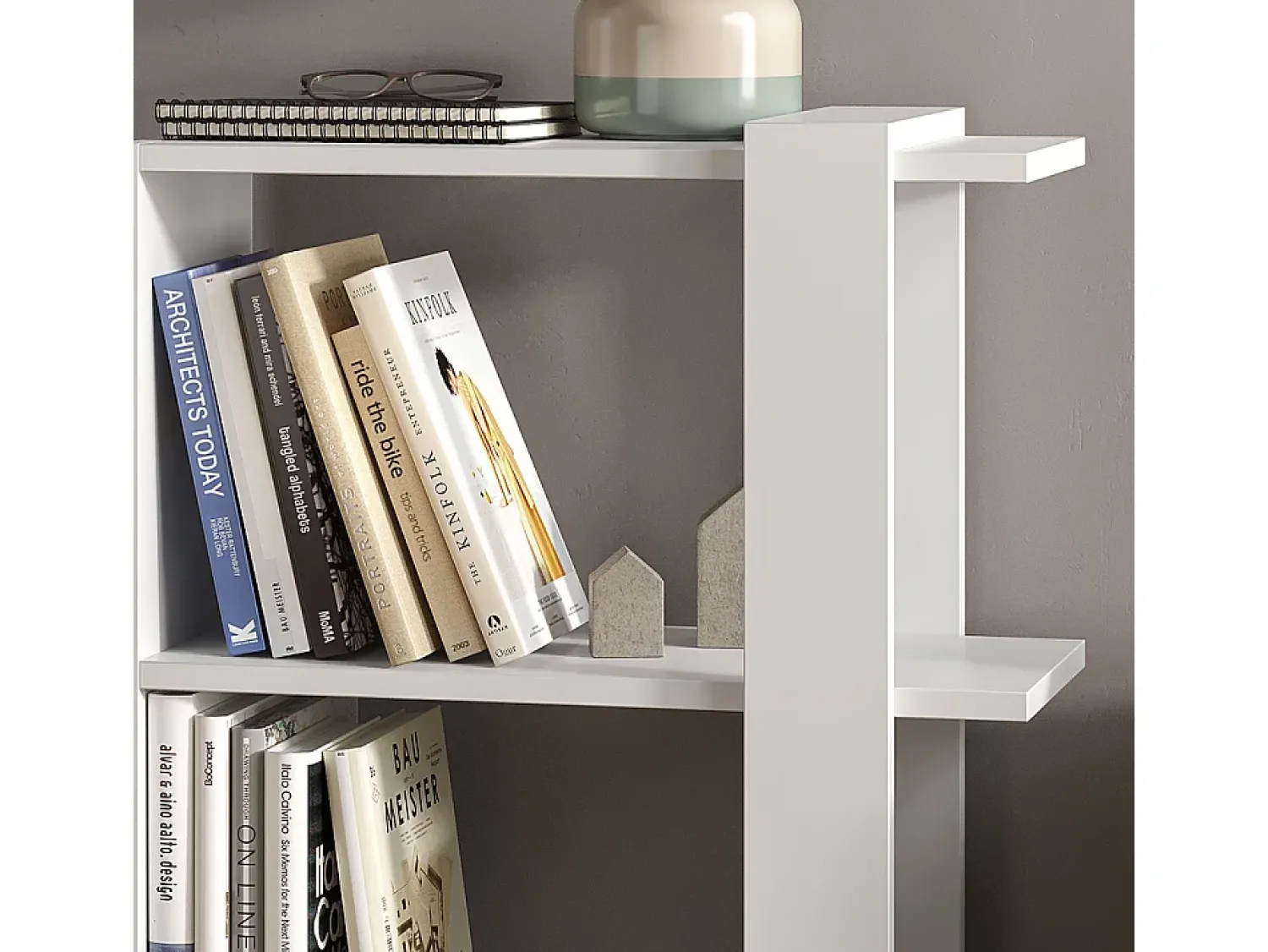 Prateleira|Vicco Divisória de sala 51.8x25x70 basil Branco