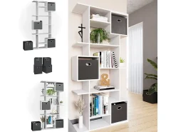 New Vicco Divisória de sala 92x29x187.7 cube Branco