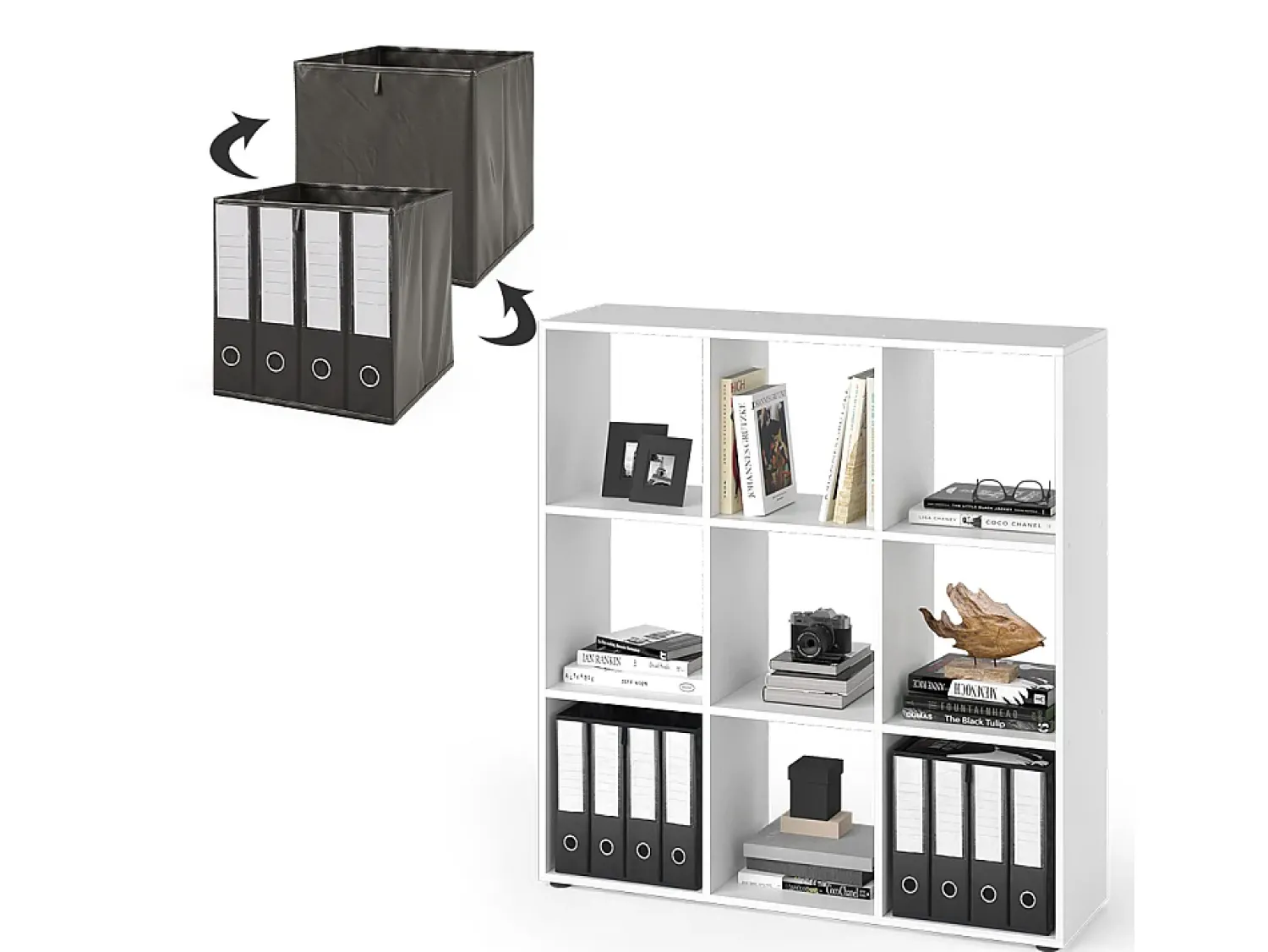 Discount Vicco Divisória de sala 104x29x108 nove Branco