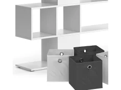 Prateleira|Vicco Divisória de sala 124.4x26x113 hylda Branco