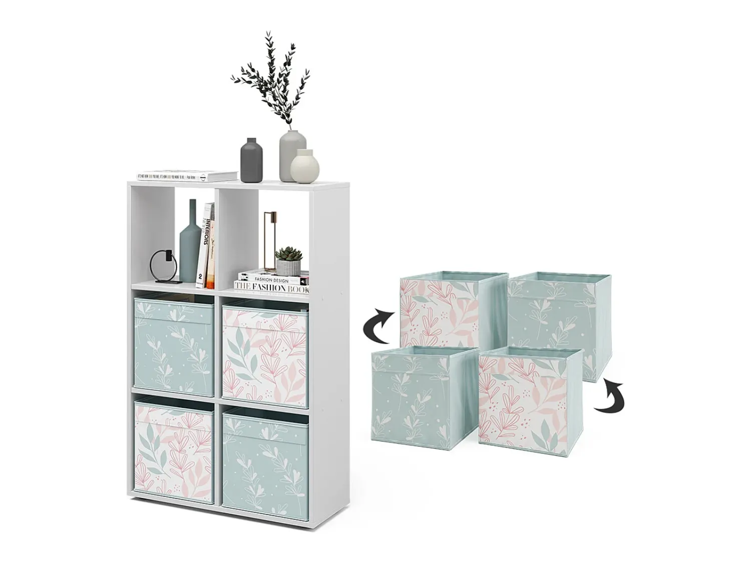 Prateleira|Vicco Divisória de sala 72x29x107.8 Branco