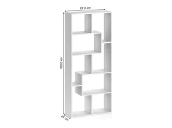 Vicco Divisória de sala 160.6x25x67.2 noa^ Prateleira