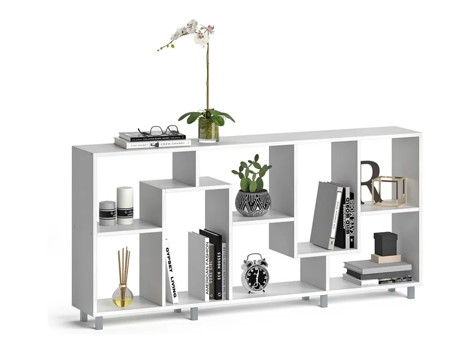 Vicco Divisória de sala 160.6x25x67.2 noa^ Prateleira