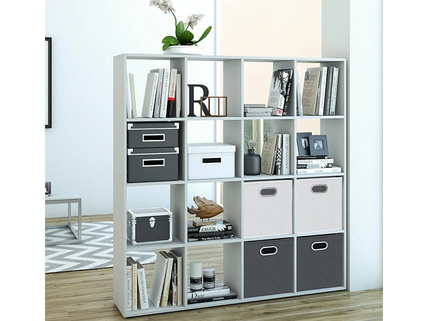 Vicco Divisória de sala 138.5x29x142.5 karree^ Prateleira
