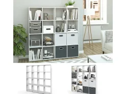 Vicco Divisória de sala 138.5x29x142.5 karree^ Prateleira