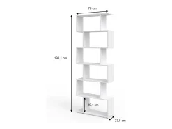 Vicco Divisória de sala 70x23.8x192.2 levio^ Prateleira