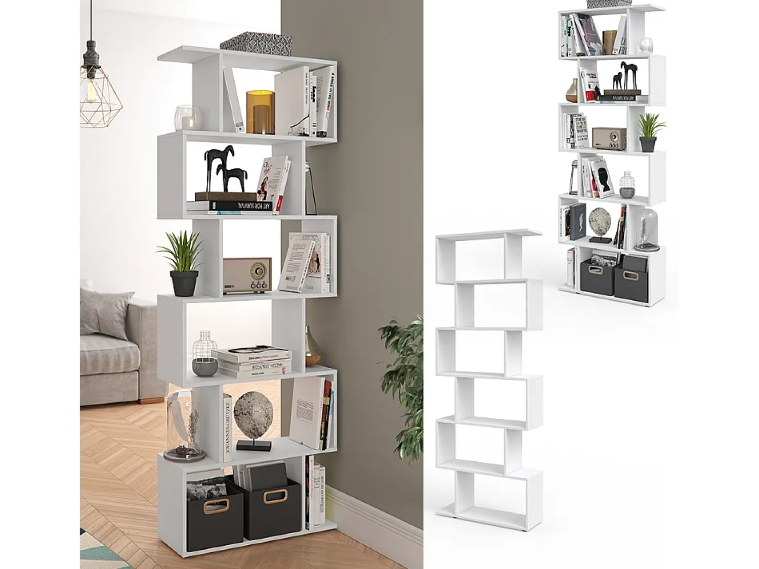Vicco Divisória de sala 70x23.8x192.2 levio^ Prateleira