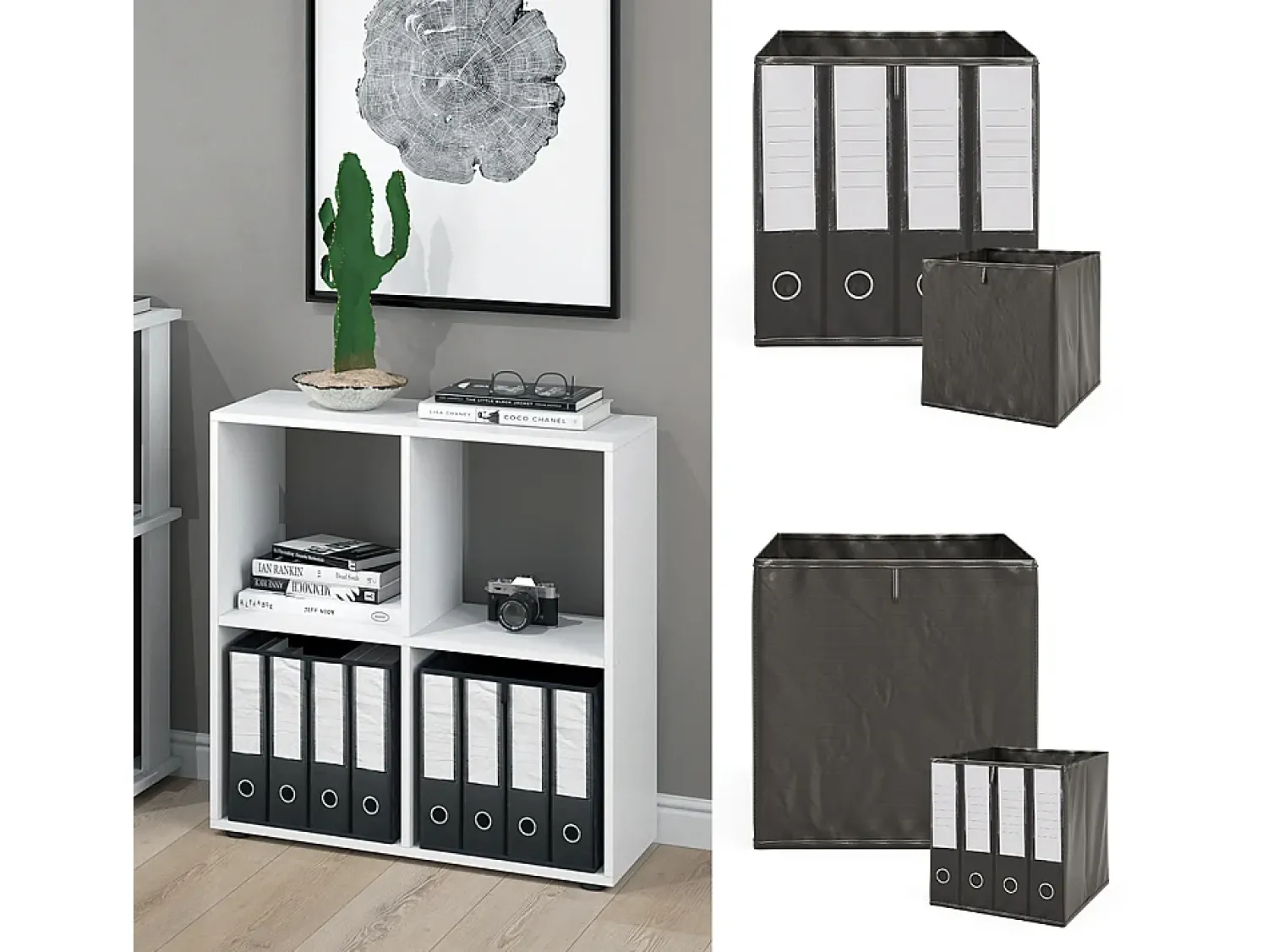 New Vicco Divisória de sala 72.6x29x72 tetra Branco